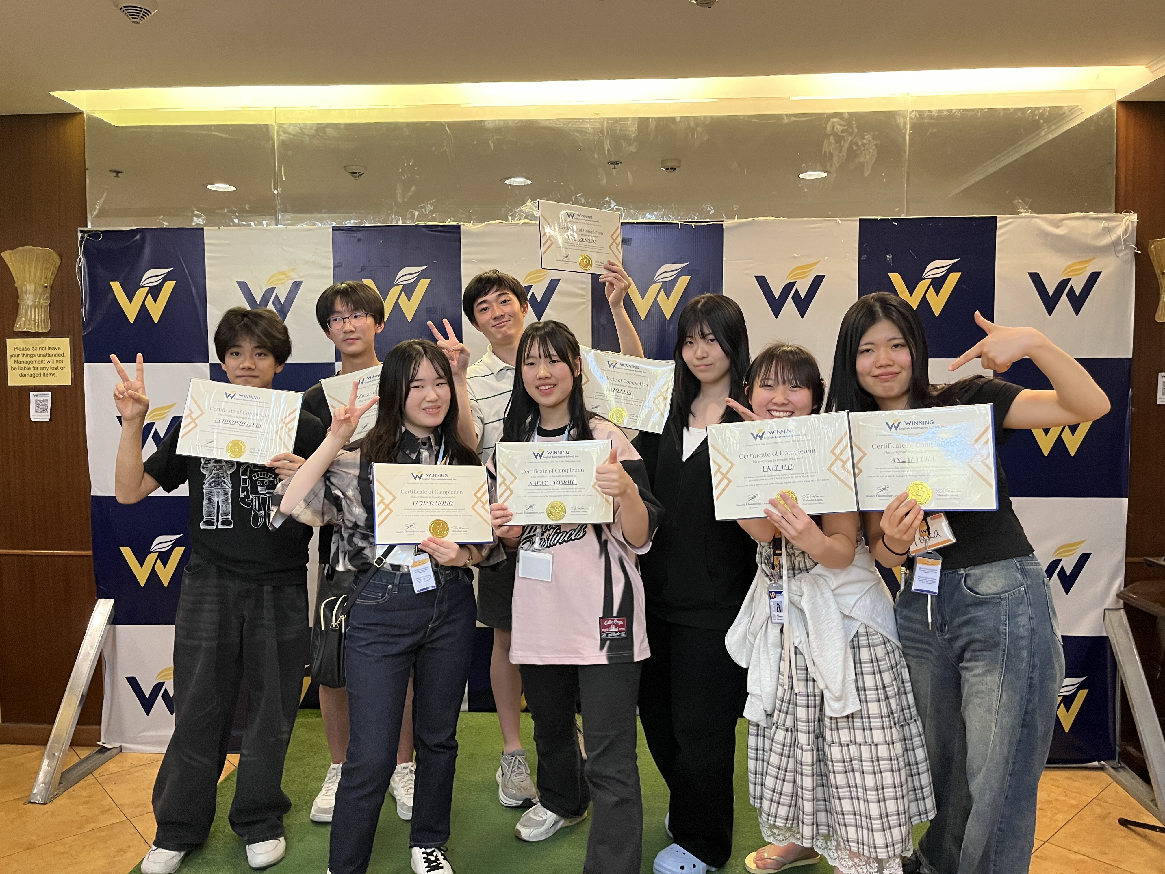 セブ留学の卒業式